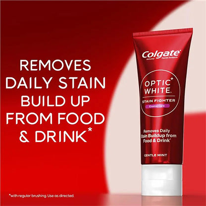 Colgate Optic White Stain Fighter Enamel Care Toothpaste 100g