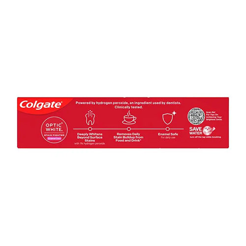 Colgate Optic White Stain Fighter Enamel Care Toothpaste 100g