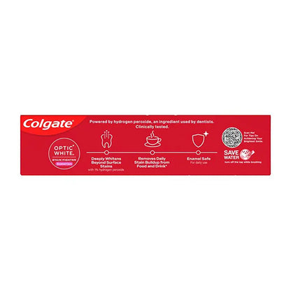 Colgate Optic White Stain Fighter Enamel Care Toothpaste 100g
