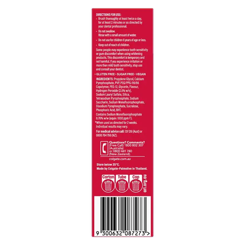 Colgate Optic White Luminous High Impact Teeth Whitening 85g