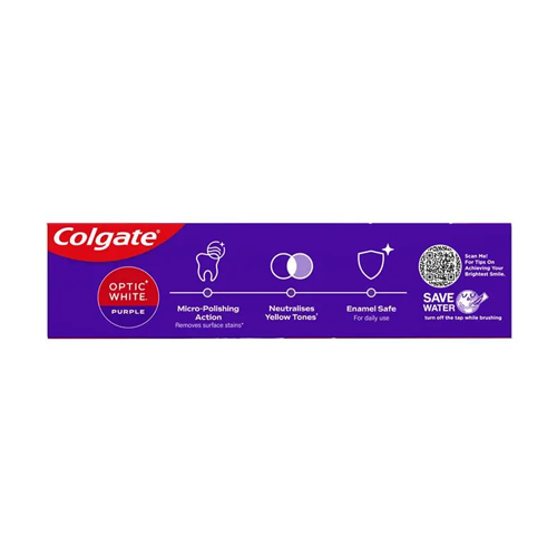 Colgate Optic White Purple Toothpaste 100g