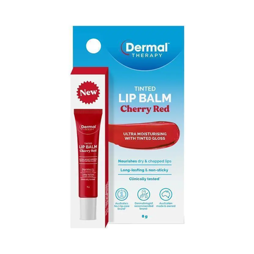 Dermal Therapy Cherry Red Tinted Lip Balm 8g
