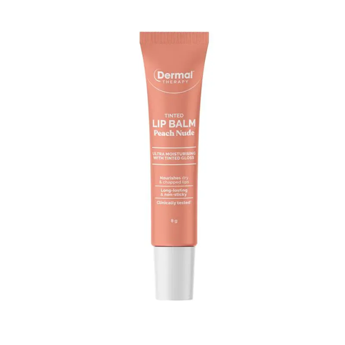 Dermal Therapy Peach Nude Tinted Lip Balm 8g