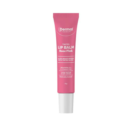 Dermal Therapy Rose Pink Tinted Lip Balm 8g