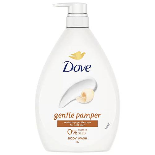 Dove Gentle Pamper 0% Sulfate Body Wash 1L