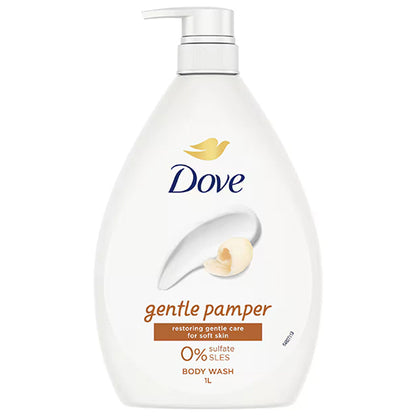 Dove Gentle Pamper 0% Sulfate Body Wash 1L