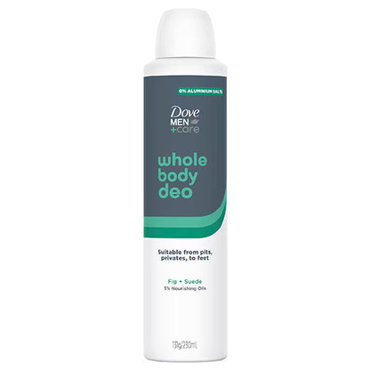 Dove Men Care Whole Body Fig Suede Deodorant Aerosol 230ml
