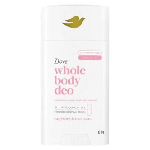 Dove Women Whole Body Deodorant Stick Raspberry & Rose 81g