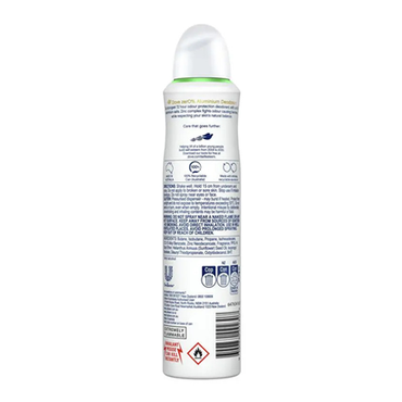 Dove Advanced Care Cucumber and Green Tea Antiperspirant Spray 250ml