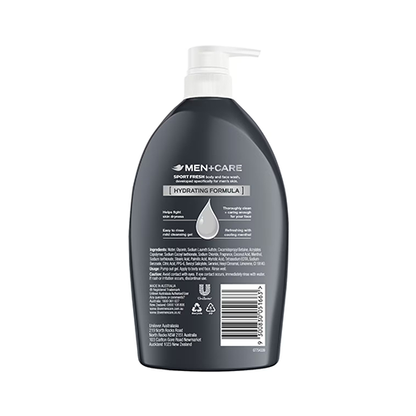 Dove Men Care Sport Fresh Body & Face Wash 1L
