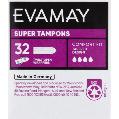 Evamay Super Tampons 32 pack