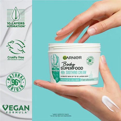 Garnier Body Superfood Hyaluron Barrier Protect Body Cream 380ml