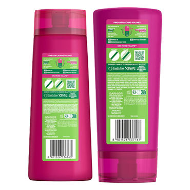 Garnier Fructis Full & Luscious Shampoo and Conditioner for Fine Hair 315ml