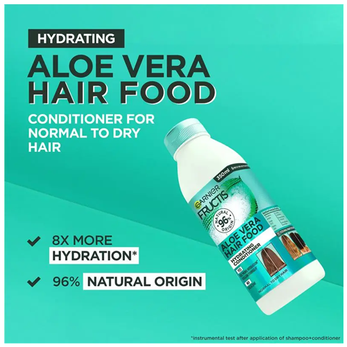 Garnier Fructis Hair Food Hydrating Aloe Vera Conditioner for Normal Hair 350ml