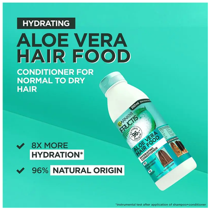 Garnier Fructis Hair Food Hydrating Aloe Vera Conditioner for Normal Hair 350ml