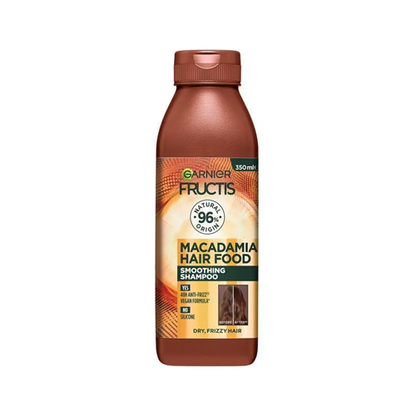 Garnier Fructis Macadamia Hair Food Shampoo for Dry, Frizzy Hair 350ml