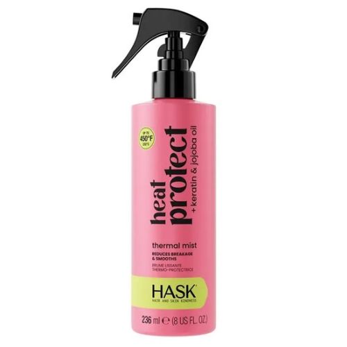 Hask Heat Protect + Keratin & Jojoba Oil Thermal Mist 236ml