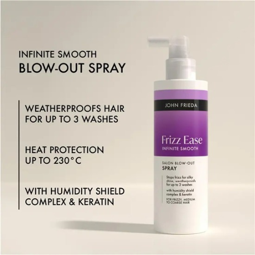 John Frieda Infinite Smooth Salon Blow-Out Spray 200ml