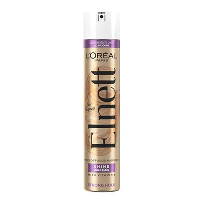 L'Oreal Elnett Shine Dull Hair Micro Diffusion Hair Spray 400ml