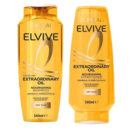 L'Oreal Elvive Extraordinary Oils Nourishing Shampoo and Conditioner 340ml