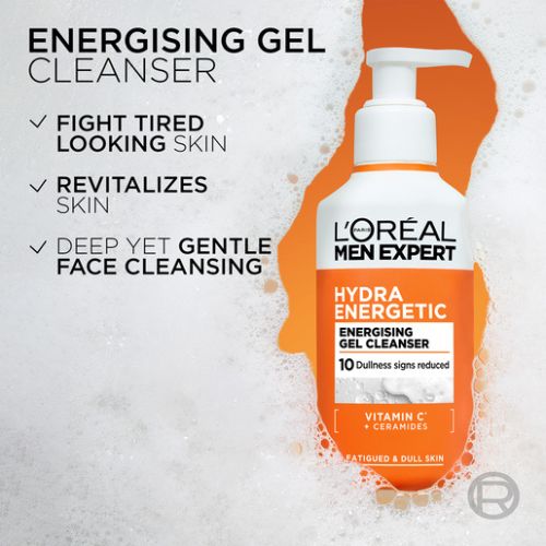 L'Oréal Paris Men Expert Hydra Energetic Energising Gel Cleanser 260mL