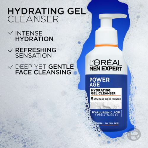 L'Oréal Paris Men Expert Power Age Hydrating Gel Cleanser 260mL