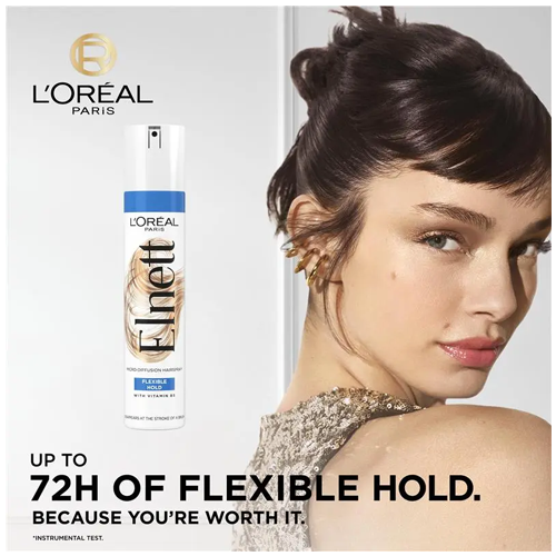 L'Oreal Elnett Flexible Hold Micro Diffusion Hair Spray 400ml