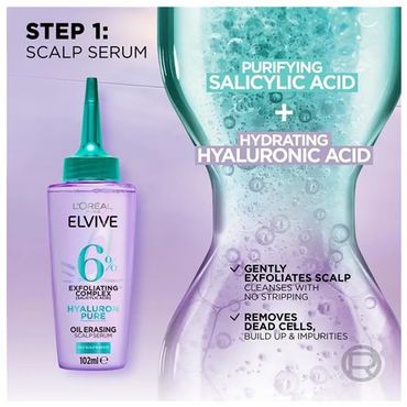 L'Oreal Elvive Hyaluron Pure Oil Erasing Scalp Serum 100ml