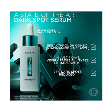 L'Oreal Bright Reveal Niacinamide Dark Spot Serum 30ml