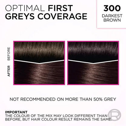 L'Oreal Paris Casting Creme Gloss Semi-Permanent Hair Color 300 Darkest Brown