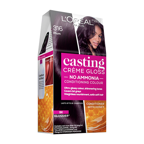L'Oreal Paris Casting Creme Gloss Semi-Permanent Hair Color 316 Plum