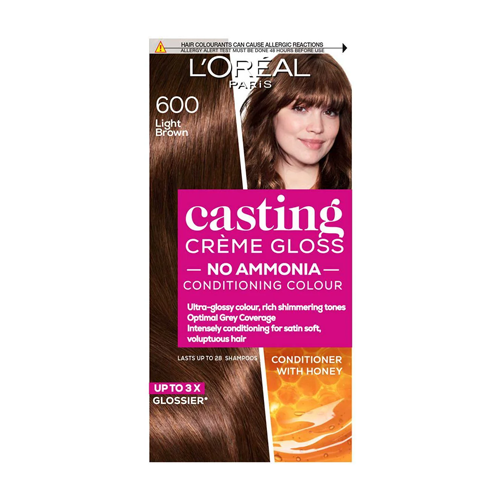 L'Oreal Paris Casting Creme Gloss Semi-Permanent Hair Color 600 Light Brown