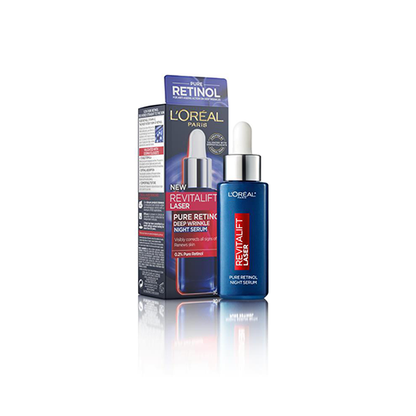L'Oreal Revitalift Laser 0.2% Pure Retinol Deep Wrinkle Night Serum 30ml