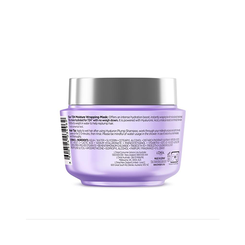 L'Oreal Elvive Hyaluron Plump Moisture Wrapping Mask For Dehydrated Hair 300ml
