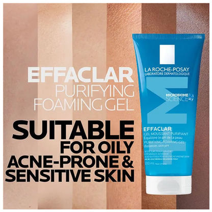 La Roche Posay Effaclar Purifying Foaming Gel Anti Acne Cleanser 200ml