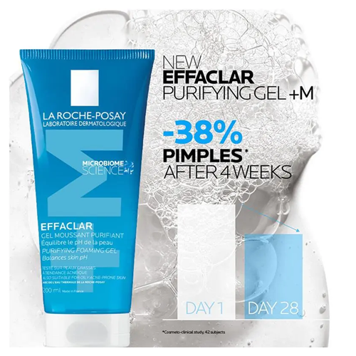 La Roche Posay Effaclar Purifying Foaming Gel Anti Acne Cleanser 200ml