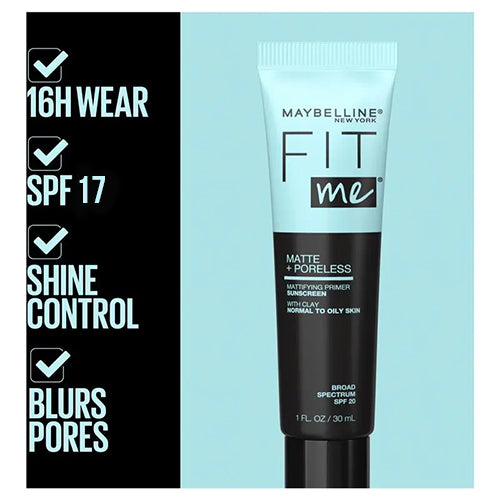 Maybelline Fit Me Matte Poreless SPF 17 Mattifying Primer 30ml