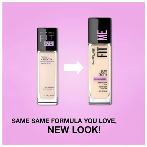 Maybelline Fit Me Dewy Smooth Foundation With SPF 18