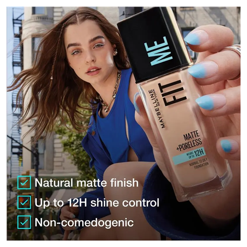Maybelline Fit Me Matte Poreless Foundation 332 Golden Caramel