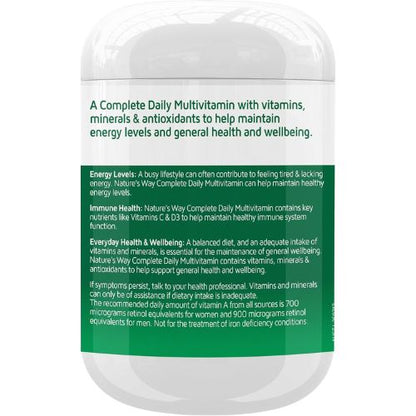 Nature's Way Complete Daily Multivitamin 250 Tablets