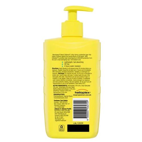 Neutrogena SPF 50 Beach Defence Lotion 400ml