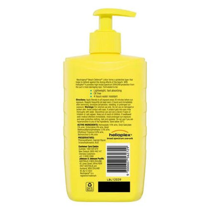 Neutrogena SPF 50 Beach Defence Lotion 400ml