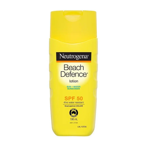 Neutrogena Beach Defense Sun + Water SPF 50 Sunscreen Lotion 198ml