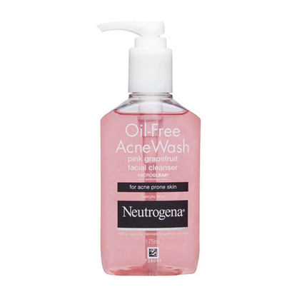 Neutrogena Oil Free Pink Grapefruit Acne Wash Facial Cleanser 175ml