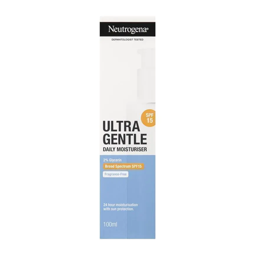 Neutrogena Ultra Gentle SPF 15 Daily Moisturiser 100ml