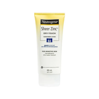 Neutrogena Sheer Zinc Dry Touch SPF 50 Sunscreen Lotion 88ml