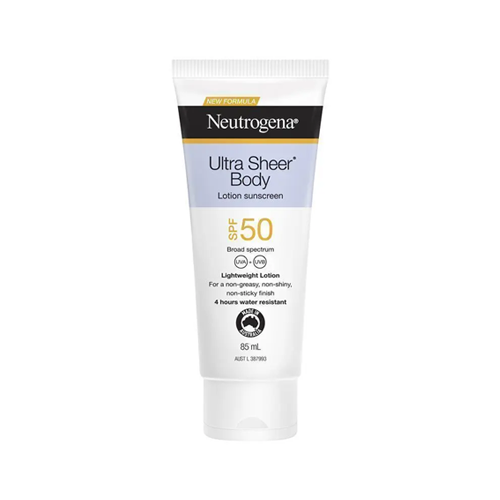 Neutrogena Ultra Sheer Body SPF 50 Lotion Sunscreen 85ml