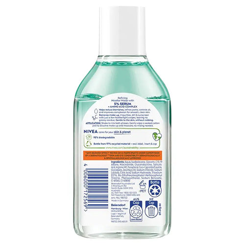 Nivea Derma Skin Clear Micellar Water 400ml