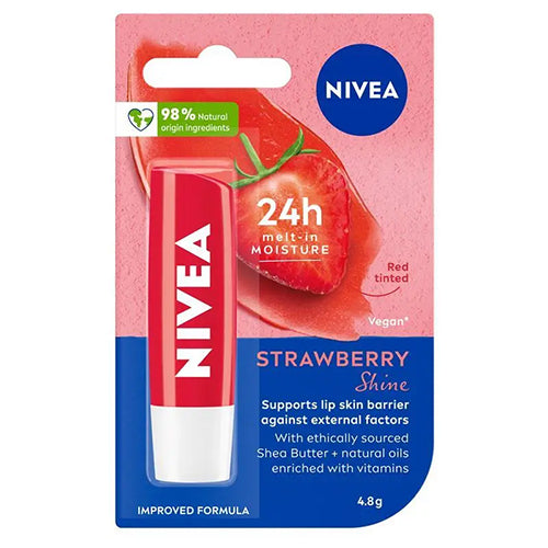 Nivea Strawberry Shine Tinted Lip Balm