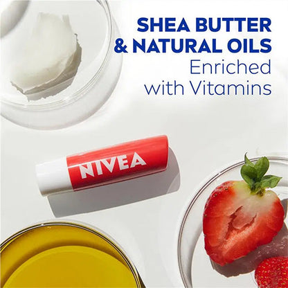 Nivea Strawberry Shine Tinted Lip Balm